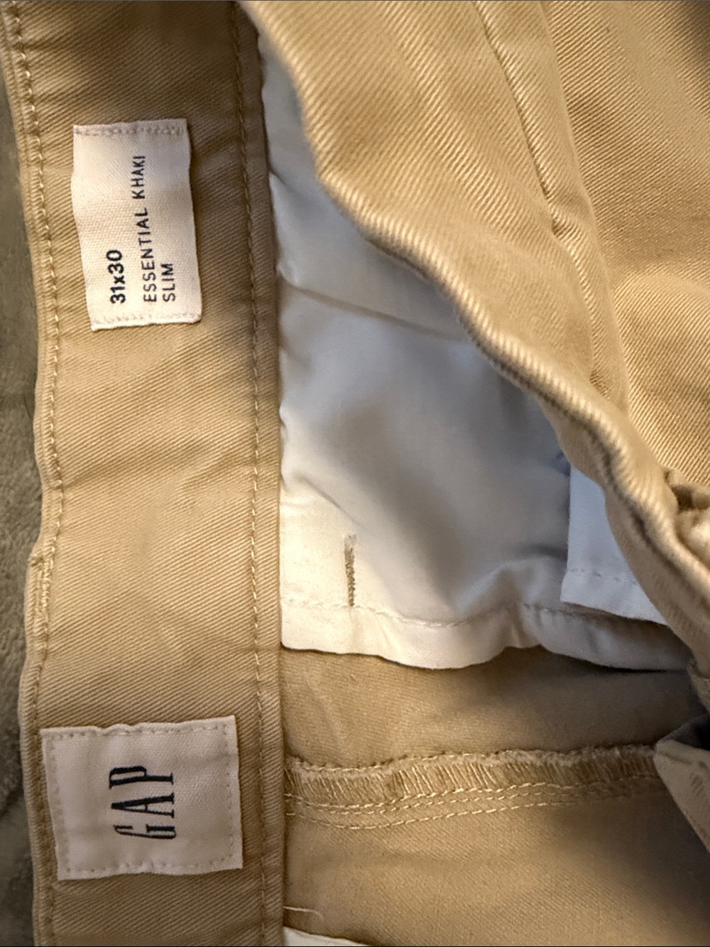 GAP Beige Straight-Leg Chinos - Picture 2 of 7